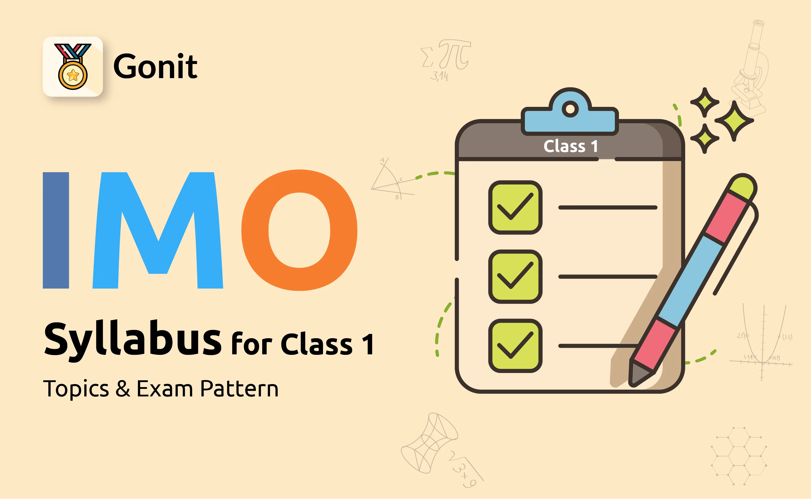 IMO Syllabus for Class 1 – Topics & Exam Pattern