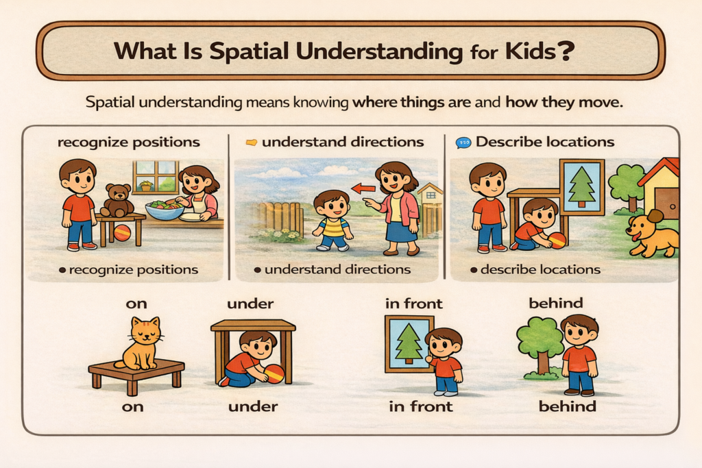 What is Spatial Understanding for kids?