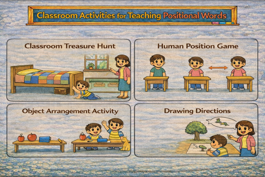 Real Classroom Activities for Teaching Positional Words