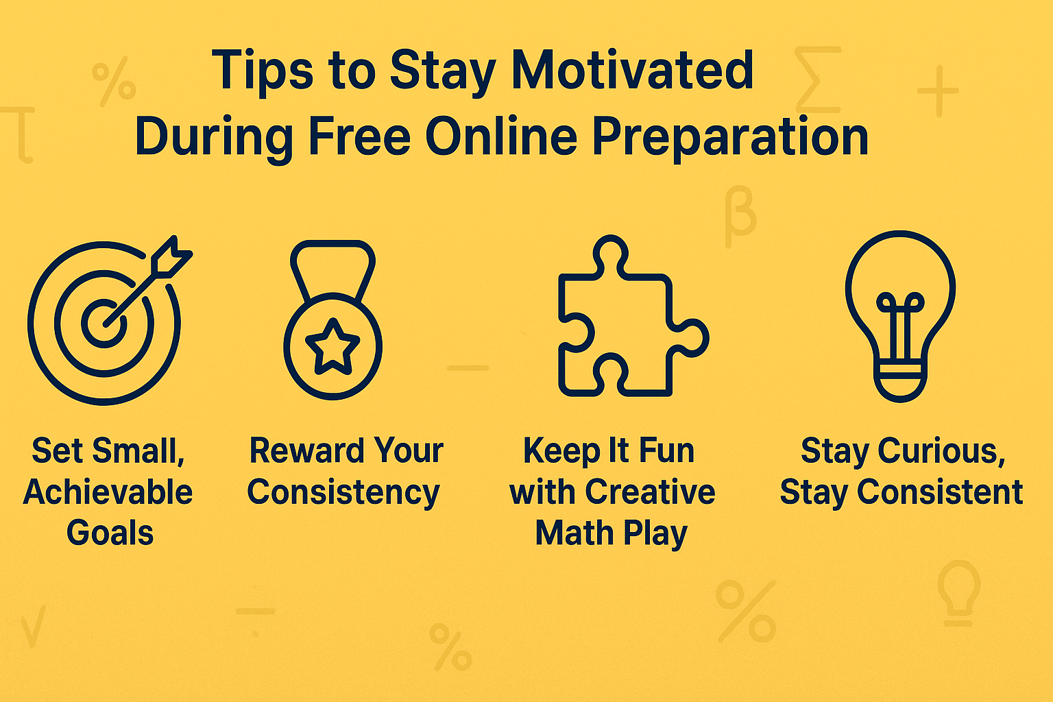 Tips to Stay Motivated During Free Online Preparation for Math Olympiad