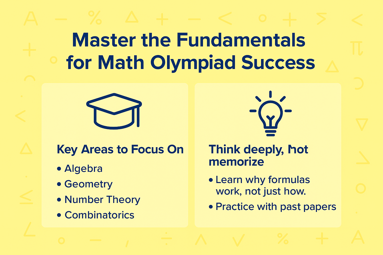 How to Get Full Marks in the Maths Olympiad? 3 Master the Fundamentals for Math Olympiad Success