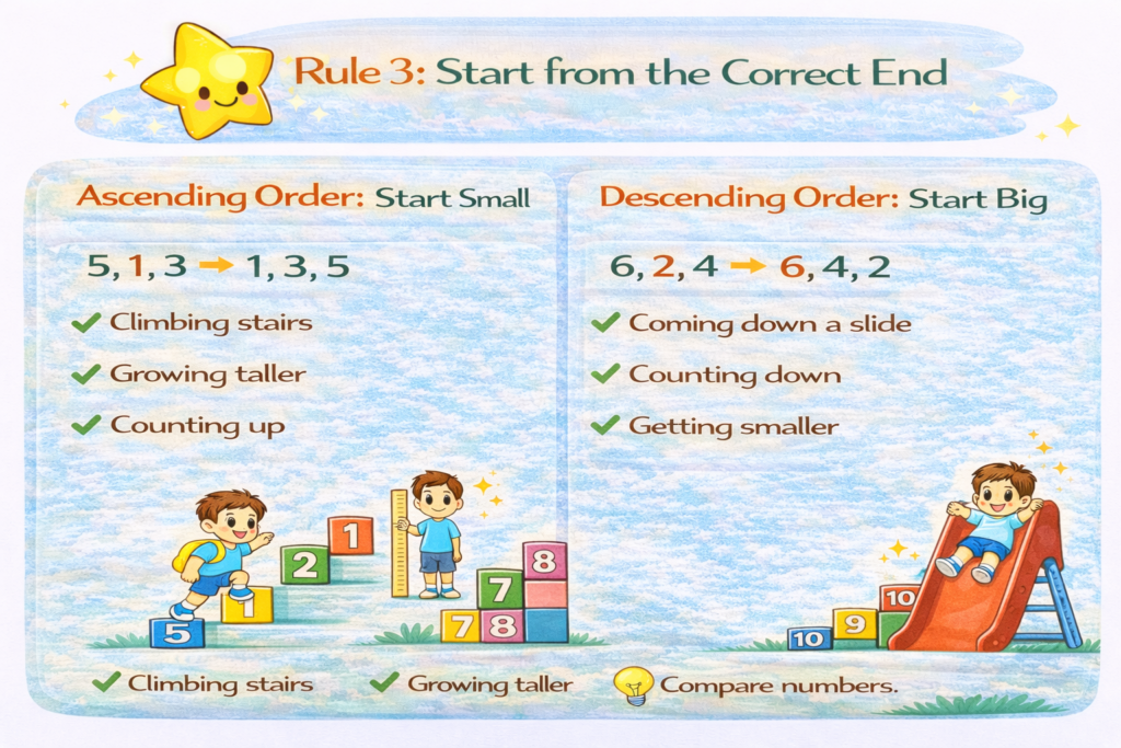 Rule 3: Start from the Correct End