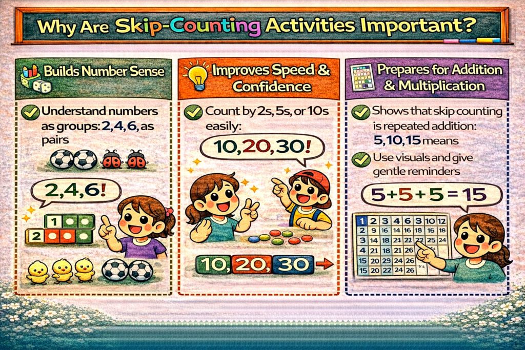 What Are Some Easy Skip-Counting Activities for Class 1? 2 Why Are Skip-Counting Activities Important?