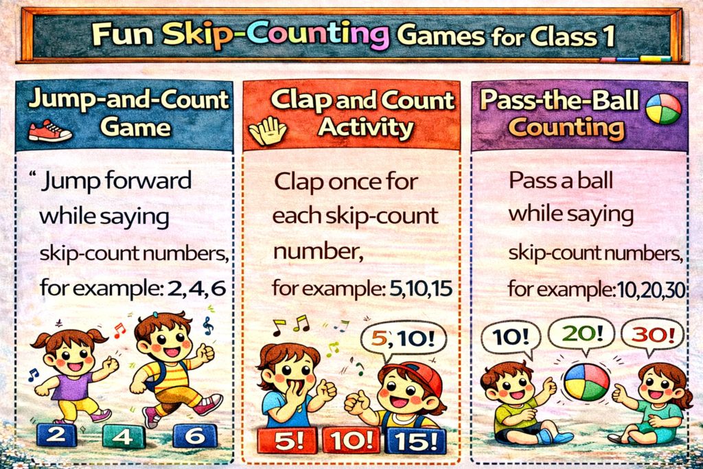 What Are Some Easy Skip-Counting Activities for Class 1? 4 Fun Skip-Counting Games for Class 1