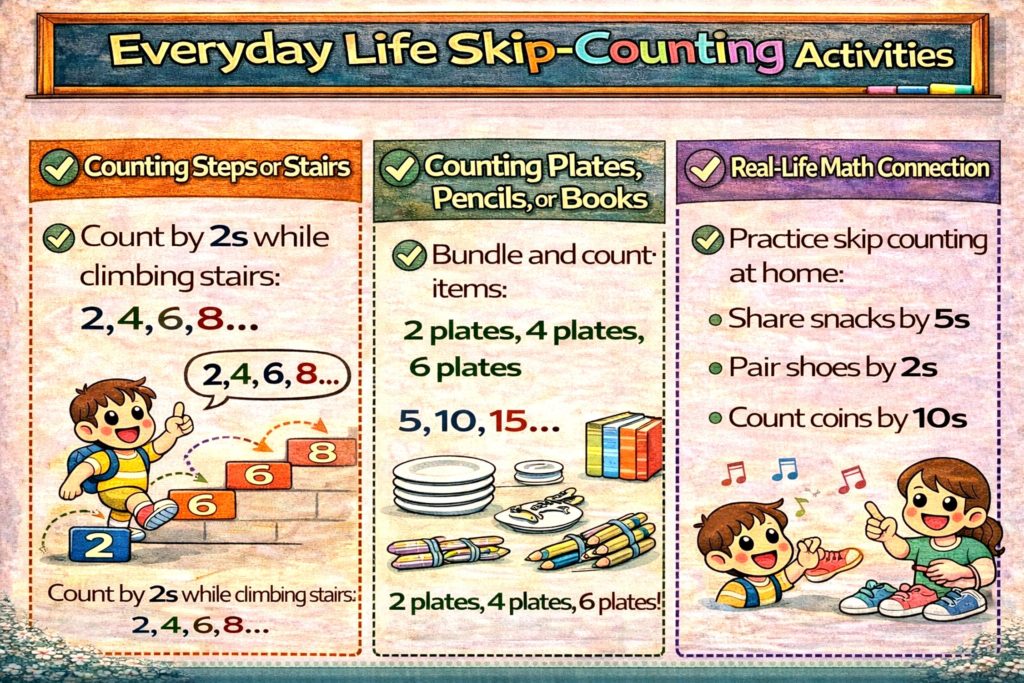 What Are Some Easy Skip-Counting Activities for Class 1? 7 Everyday Life Skip-Counting Activities