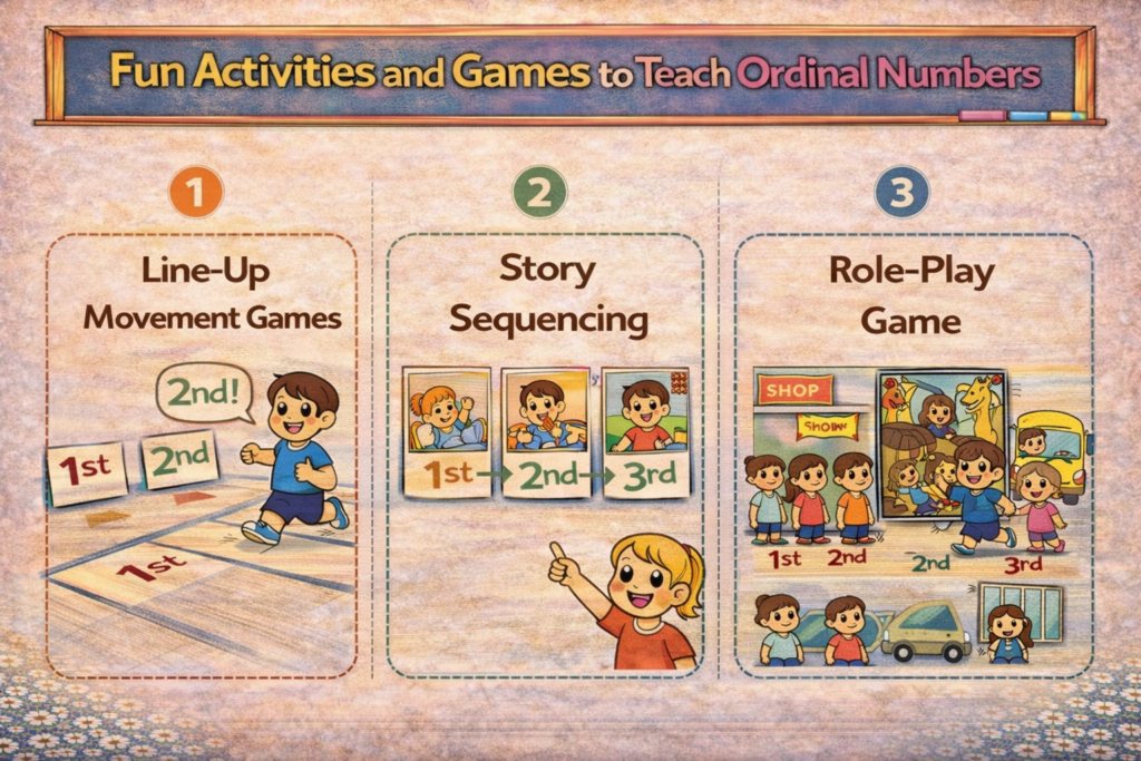 Fun Activities and Games to Teach Ordinal Numbers