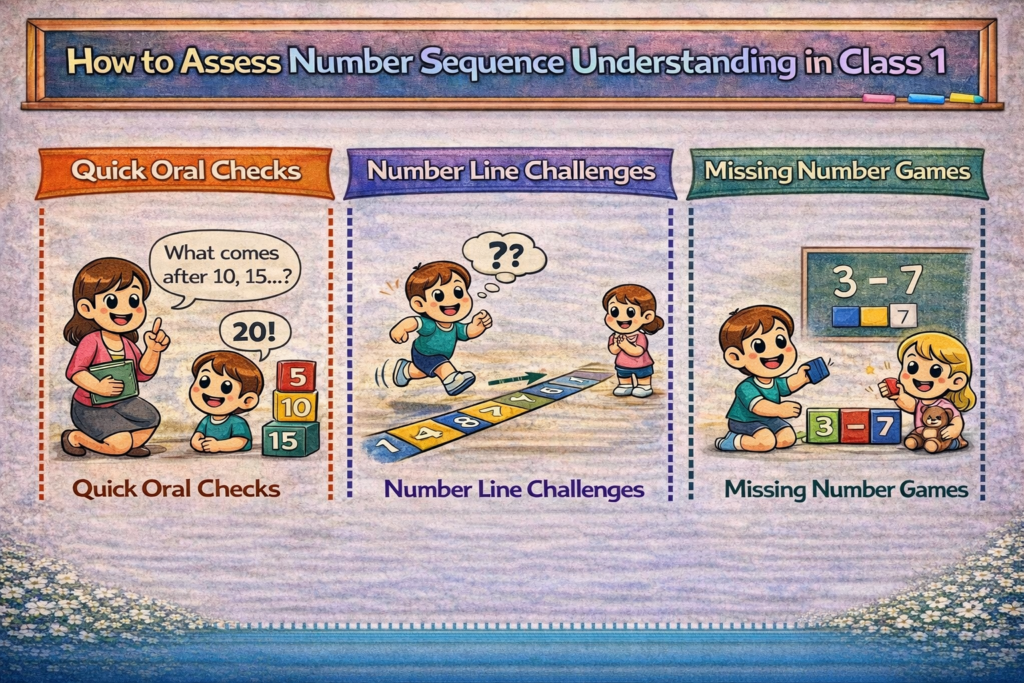 How to Assess Number Sequence Understanding in Class 1