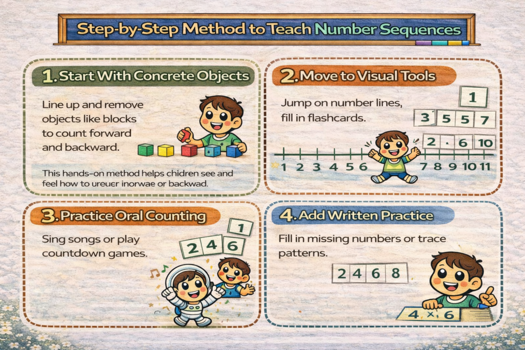 Step-by-Step Method to Teach Number Sequences