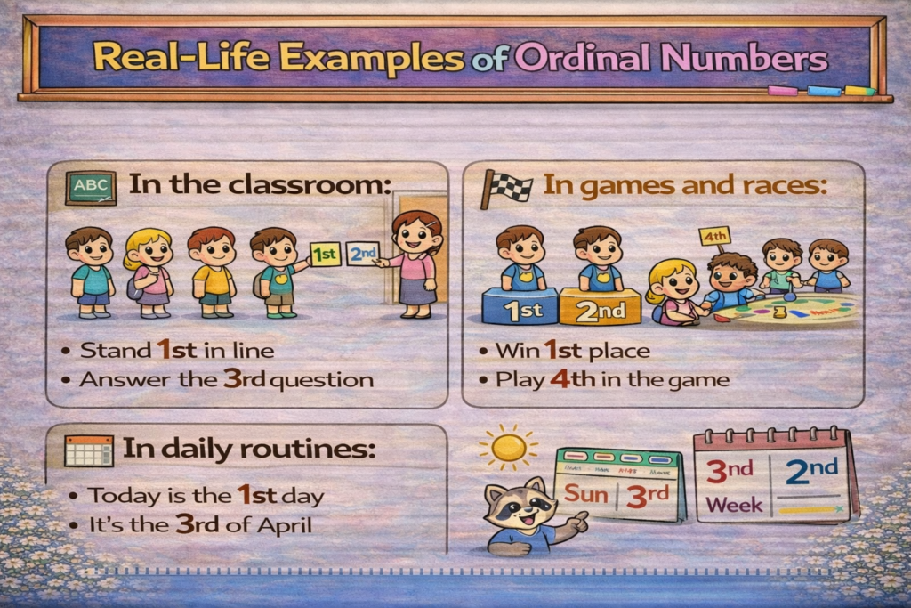 Real-Life Examples of Ordinal Numbers