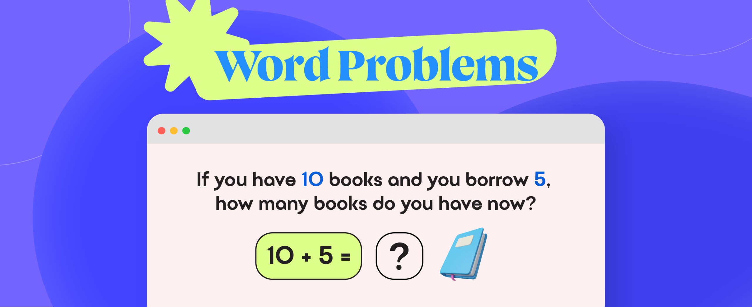 What are Word Problems Math for Kids