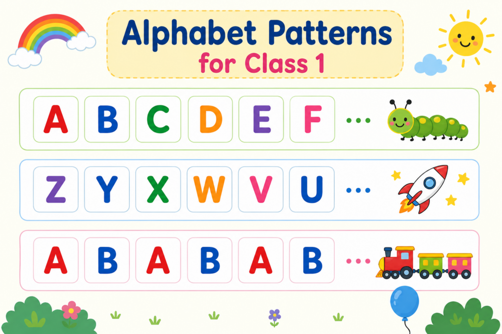 What Are Alphabet Patterns for Class 1?