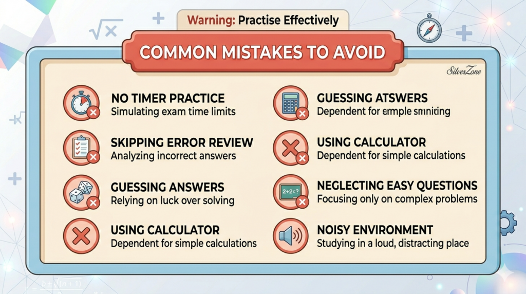 Checklist of common mistakes to avoid when practising Olympiad sample papers