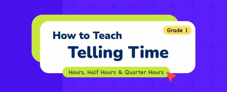 How to Teach Telling Time to Grade 1 Kids Hours, Half Hours & Quarter Hours