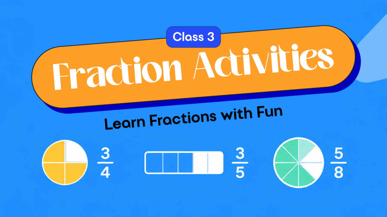 Fraction Activities for Class 3: Learn Fractions with Fun 4 Fraction Activities for Class 3 Learn Fractions with Fun